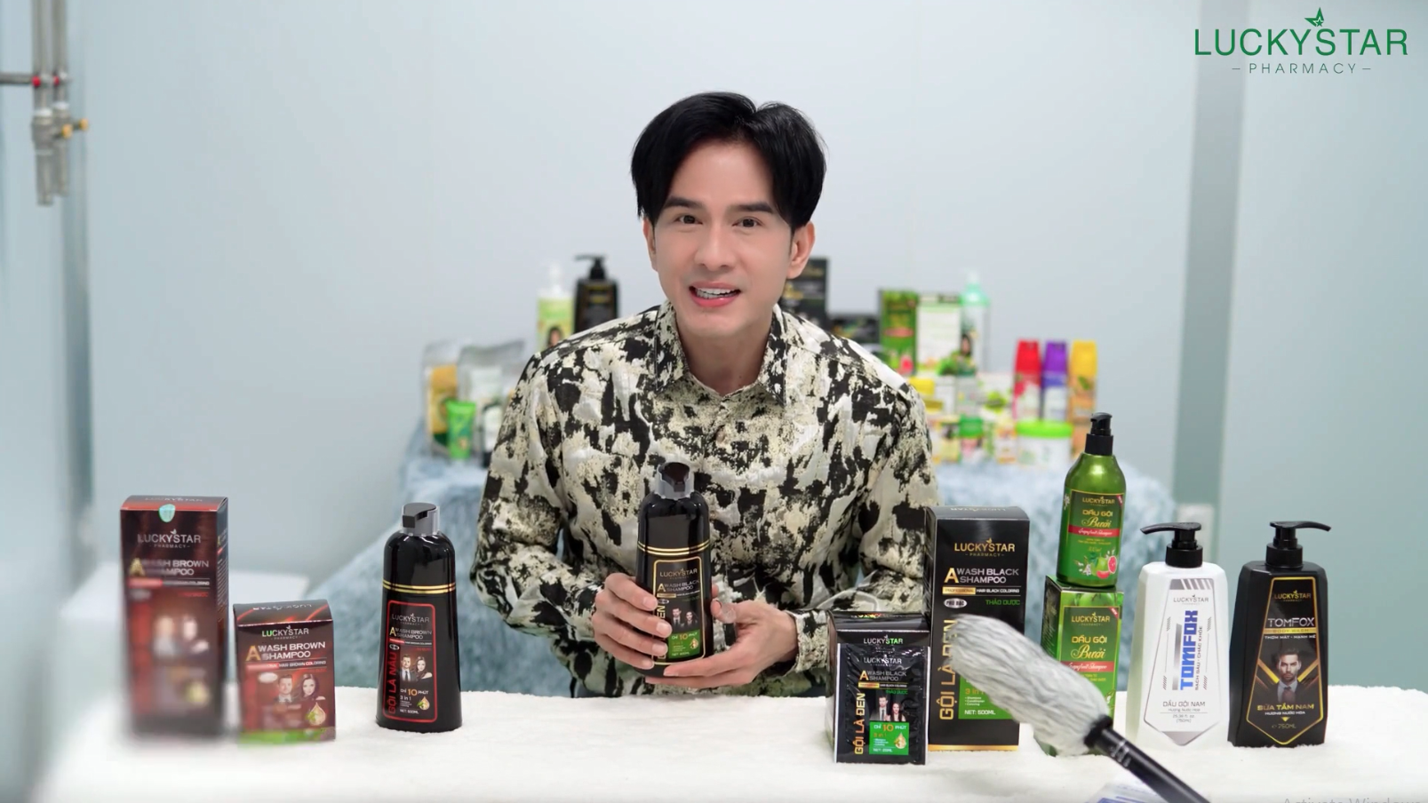 ĐAN TRƯỜNG TRẢI NGHIỆM SẢN PHẨM GỘI PHỦ BẠC LUCKY STAR