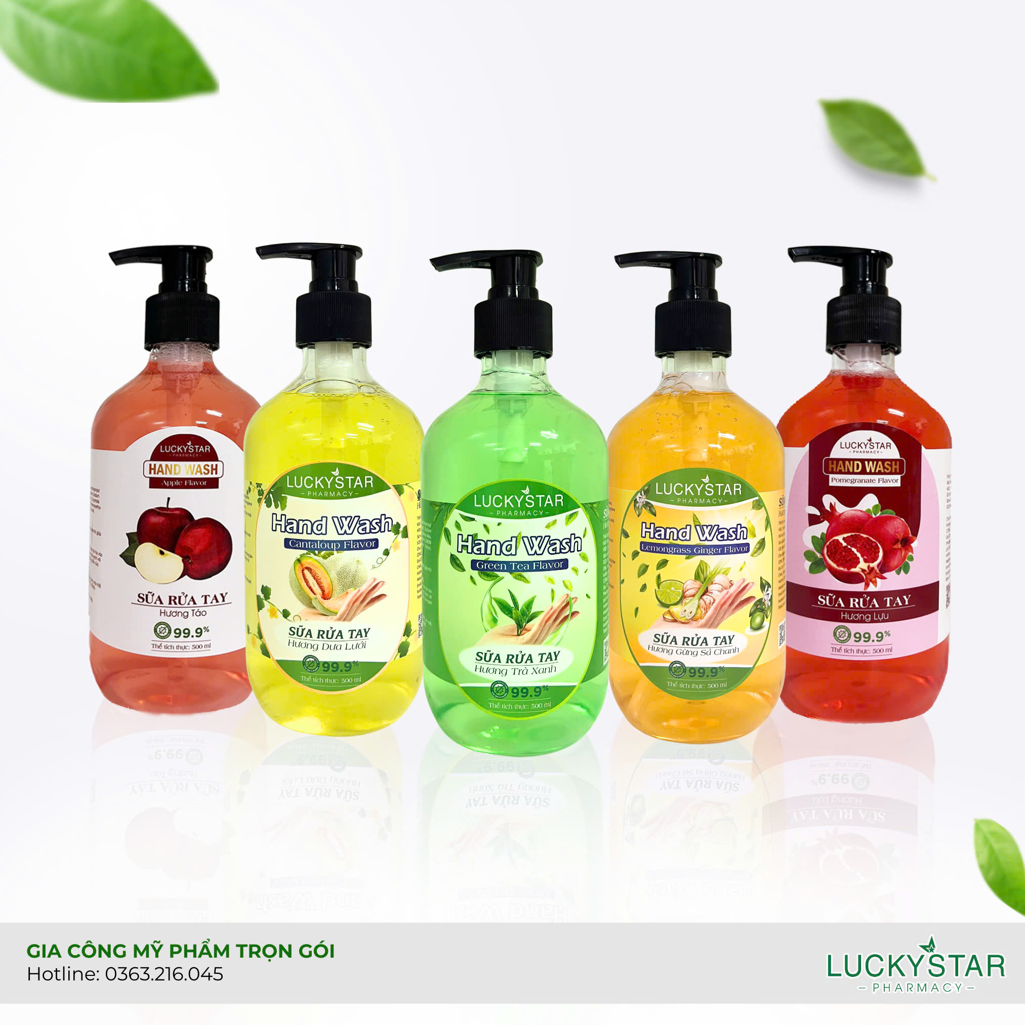 GIA CÔNG SỮA RỬA TAY TRỌN GÓI CÙNG LUCKY STAR 