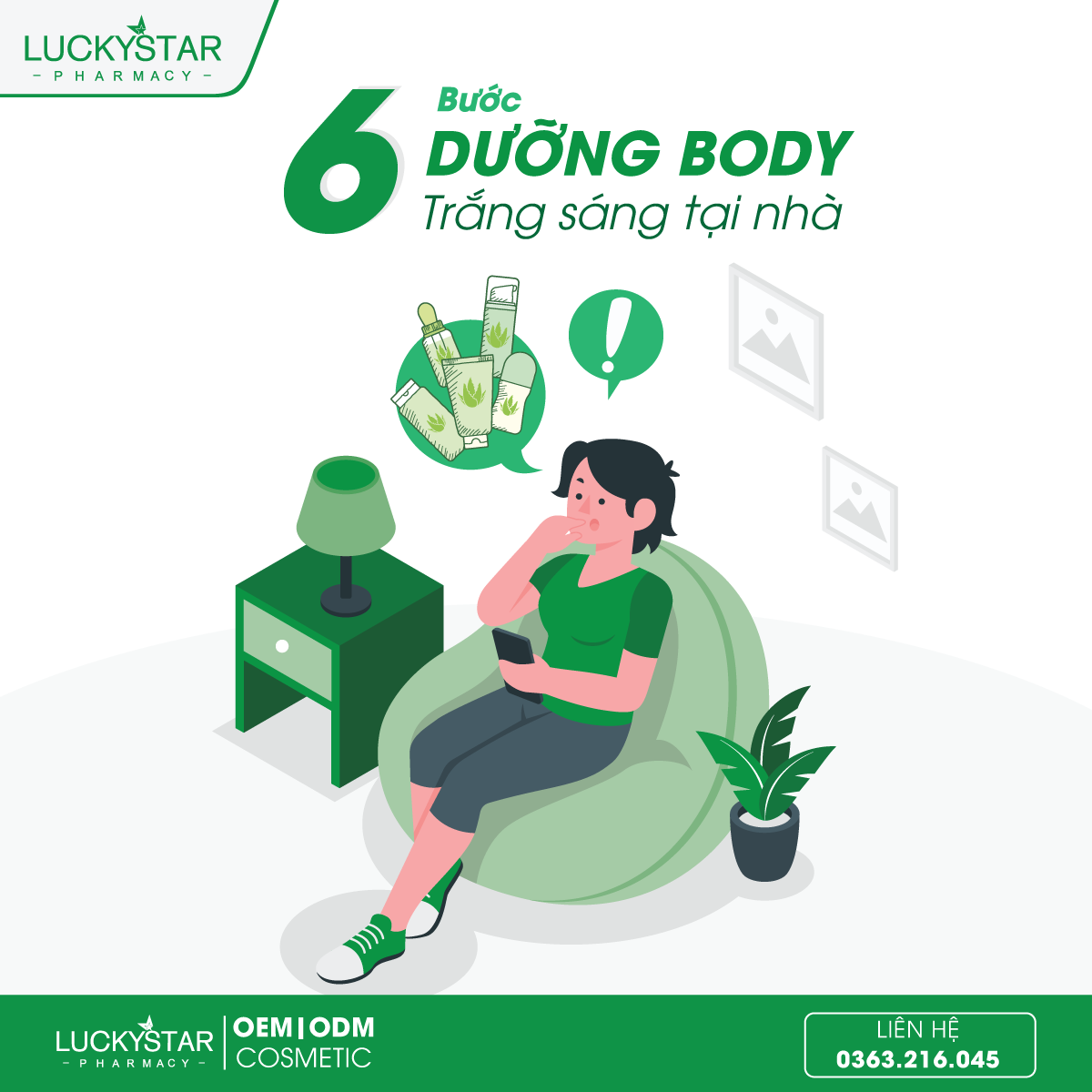 6 BƯỚC DƯỠNG DA BODY TRẮNG SÁNG ĐƠN GIẢN TẠI NHÀ
